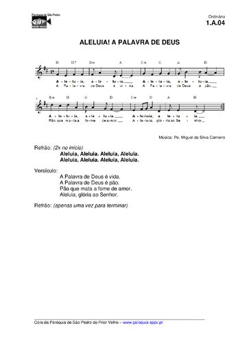 Pré-visualização da pauta