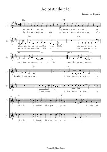 Pré-visualização da pauta