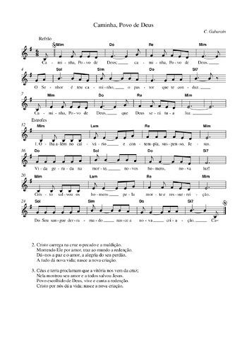 Pré-visualização da pauta