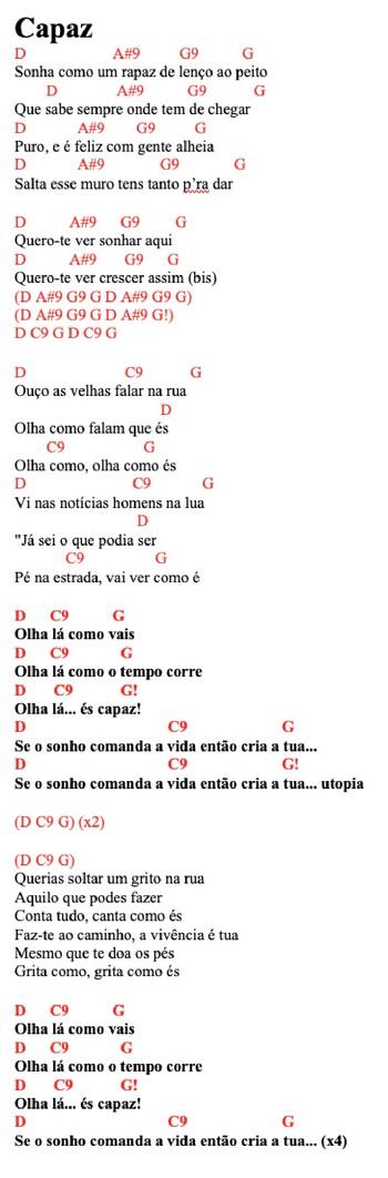 Pré-visualização da pauta