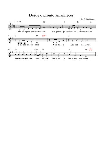 Pré-visualização da pauta