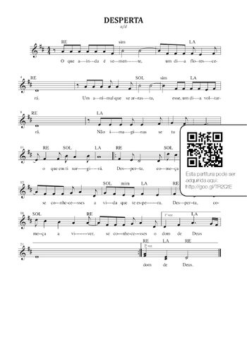 Pré-visualização da pauta