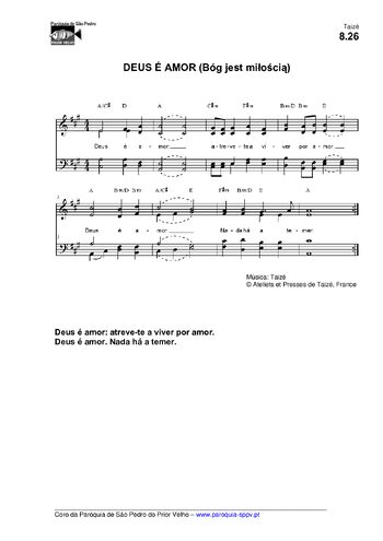 Pré-visualização da pauta