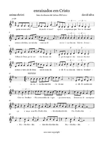 Pré-visualização da pauta