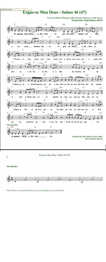 Pré-visualização da pauta