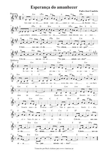 Pré-visualização da pauta