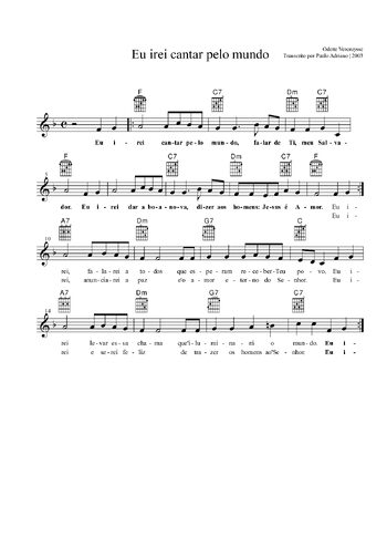 Pré-visualização da pauta