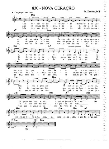 Pré-visualização da pauta