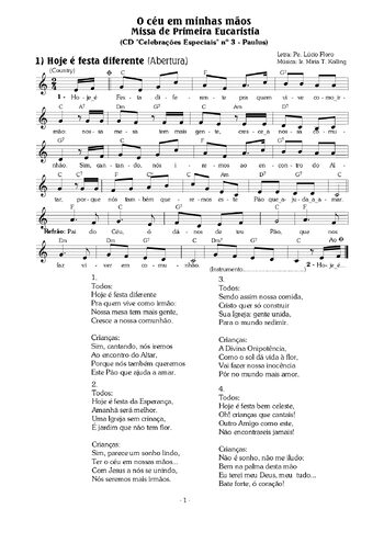 Pré-visualização da pauta