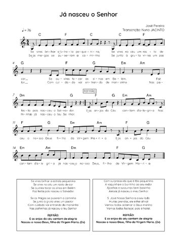 Pré-visualização da pauta