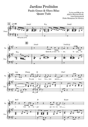 Pré-visualização da pauta