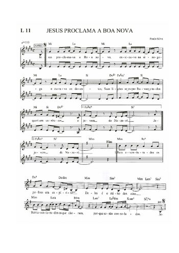 Pré-visualização da pauta