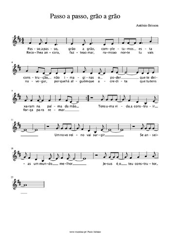 Pré-visualização da pauta