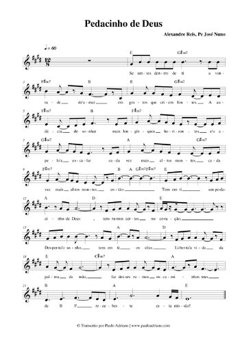 Pré-visualização da pauta