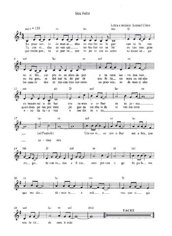 Pré-visualização da pauta