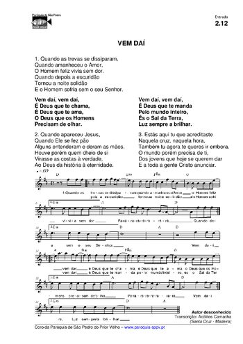 Pré-visualização da pauta